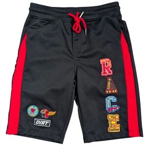 Racing Patch Performance Shorts Men Medium Y2K Streetwear Skater Urban Grunge